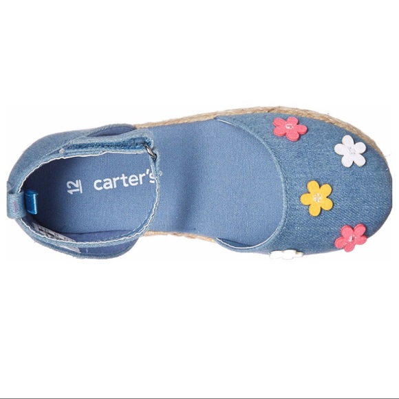 NWT Carter’s Girls Espadrille Flat - Picture 6 of 7